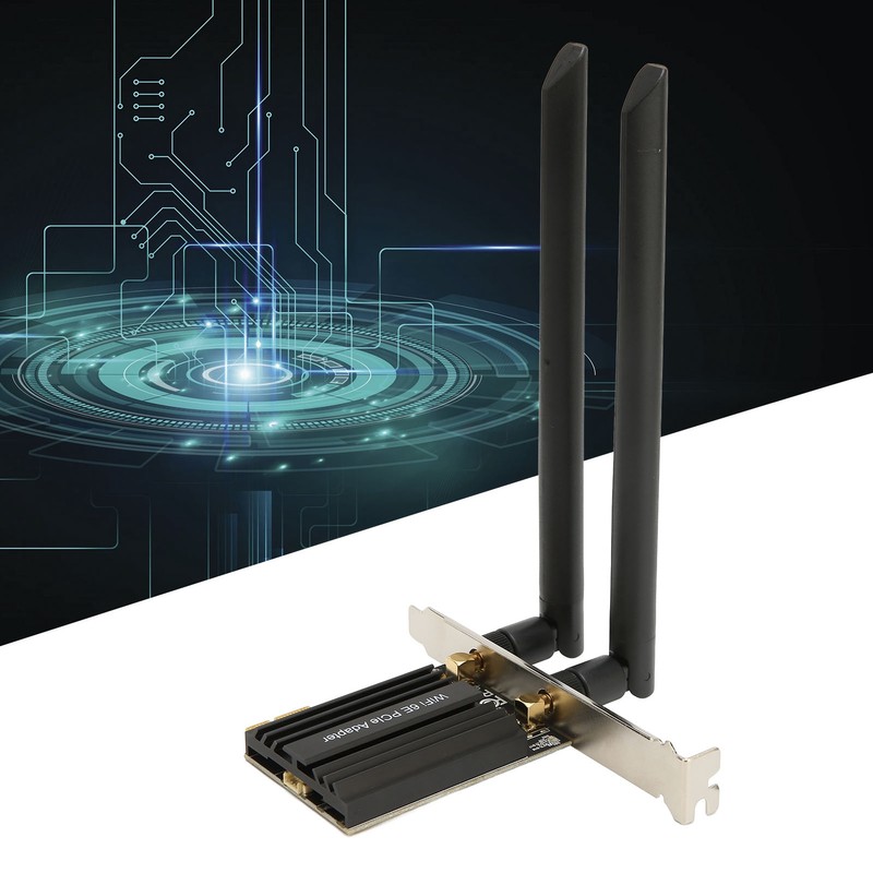 WiFi Card 6E PCIE Slot Bluetooth 5.2 5GHZ 6GHZ 2.4GHZ