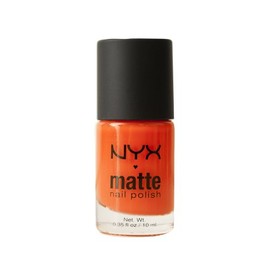 NYX Professional Makeup Matte Nail Polish, Orange, 1.76 Ounce