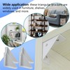 Corner Bracket, 4 PCS Bed Corner Support with 20 Pcs