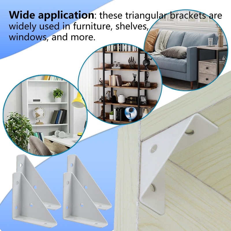 Corner Bracket, 4 PCS Bed Corner Support with 20 Pcs