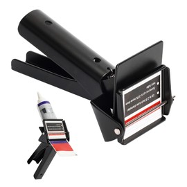 Ustinian Silicone Tube Extrusion Tool 2-1/2” Industrial Size Dispenser for Maximizing All Material in RTV Tubing and Preventing Waste, Black