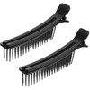 Housoutil Professional Hair Clips, 2PCS Sectioning Grip Clip with Comb,