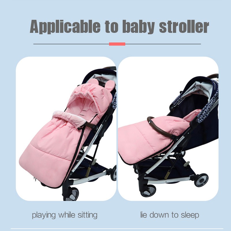 Universal Soft Baby Sleeping Bag Blanket Thicken Cushion Footmuff for