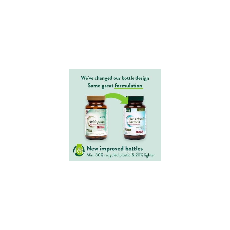 Holland & Barrett Live Friendly Bacteria with Acidophilus 120 Capsules