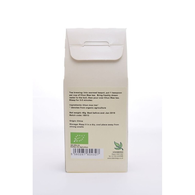 Steenbergs Organic Chun Mee Tea - Loose Leaf Chinese Green