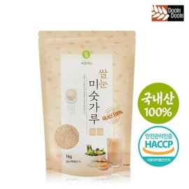 [ONLY국산] 곡물 미숫가루 1kg 검정콩,쌀눈 식사대용 선식 두리두리 [ONLY Domestic] Grain Misutgaru 1kg Black Bean, Rice Germ Meal Replacement Breakfast DuriDuri
