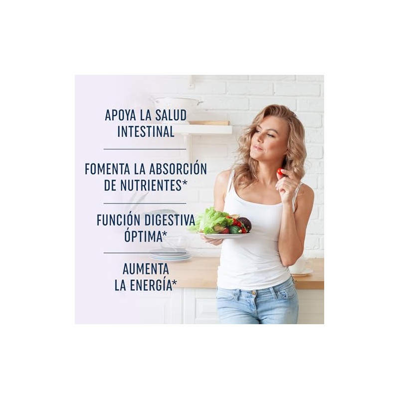 MAV Nutrition Enzimas Digestivas con Probióticos, 60 Cápsulas