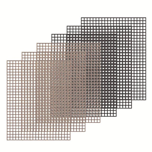 Kingrol 6 Pack Non-Stick BBQ Grill Mesh Mat, 15.75" x13"