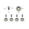 Generic Snowboard Binding Screws, Stainless Steel Replacement Hardware, 12-Pack —