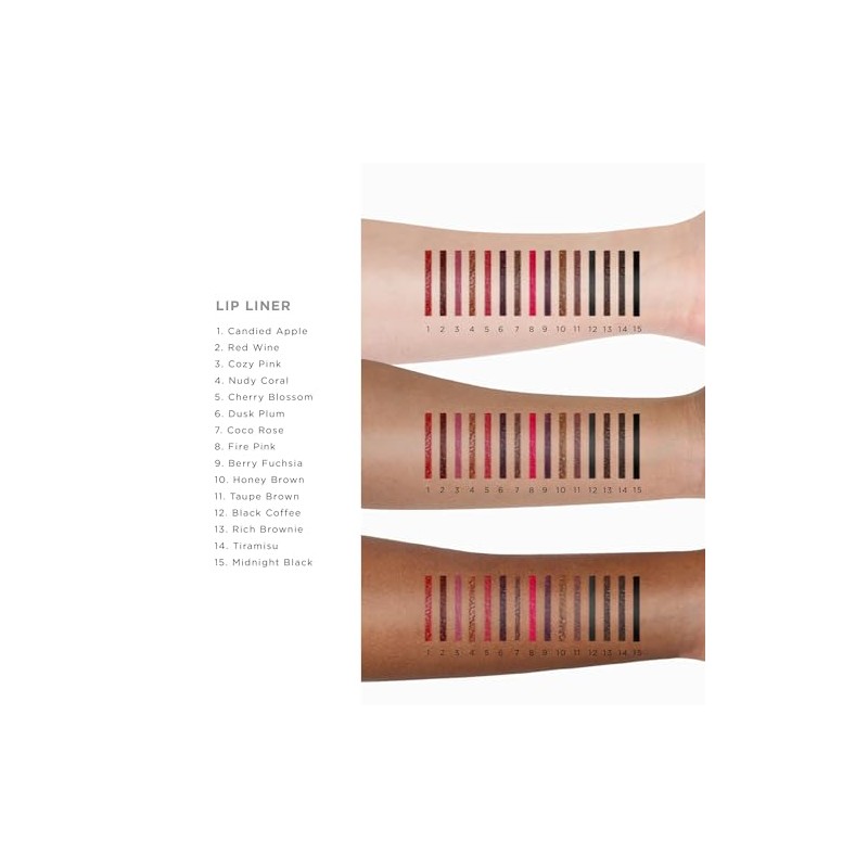 3 Pack of Stay Ever Long Lasting Matte Lip Liner