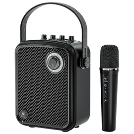 Wireless 70W Voice Amplifier and Portable Speaker with Microphone, Bluetooth 5.3 PA System, Karaoke Machine - Supports Guitar, Headphone, Live - for Teachers, Speakers, Singing, Parties - S100