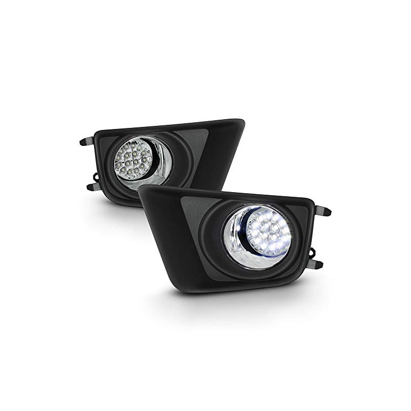 ACANII - For 2012-2015 Toyota Tacoma Pickup White LED Fog