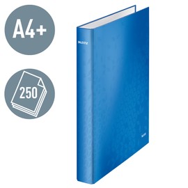 Leitz Ring Binder A4 2R 25 cm Metallic Blue