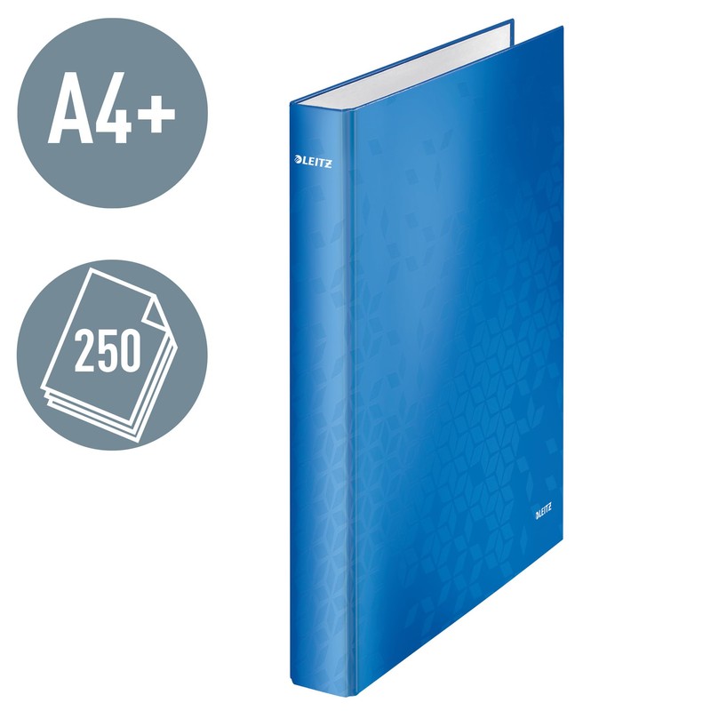 Leitz Ring Binder A4 2R 25 cm Metallic Blue