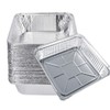 TBUY ROSE Aluminum Trays with Lids 9x9 for Serving Food