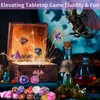 Liekadijiae 48-Piece Polyhedral Dice Set, Multi-Sided Acrylic Throws, DND Dice,