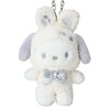 Sanrio 432636 Mascot Charm (Fluffy Snow Rabbit) Pochacco