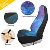 YINGQIGUAN 2 PCS Blue Galaxy Car Seat Covers Abstract Outer