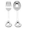 Krysaliis Juego de cuchara y tenedor de plata, Sweetheart
