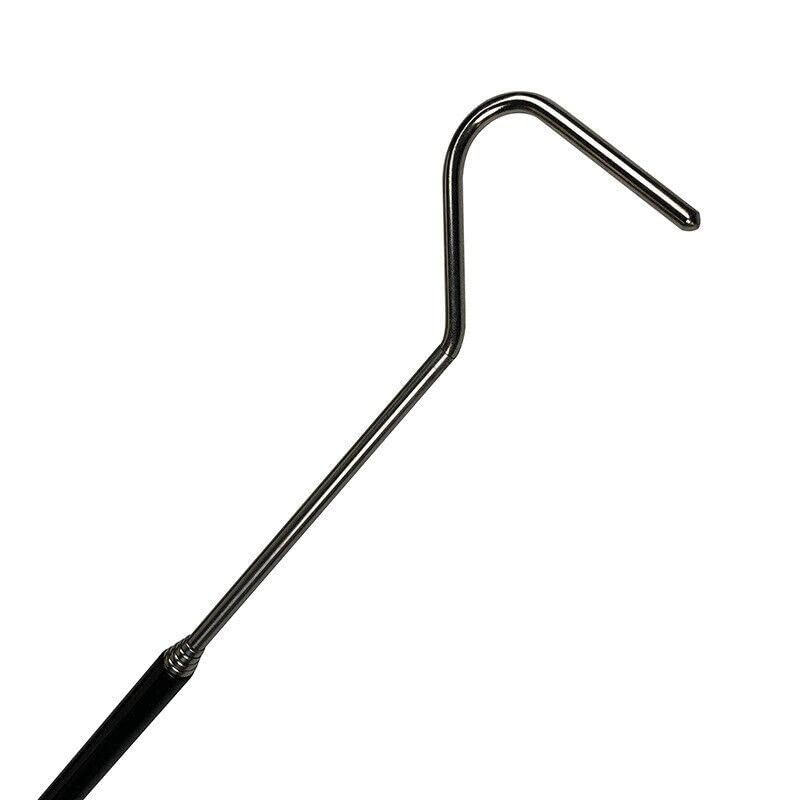 AIMALL Adjustable Telescopic Snake Hook, Stainless Steel Reptile Capture Hook,
