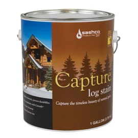 Sashco Capture Log Stain (Weathered Wood) 1 Gallon