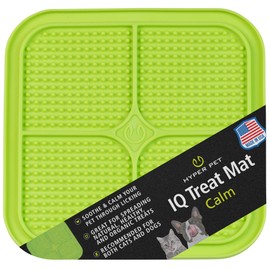 Hyper Pet IQ Treat lick mat for Dogs, Dog Slow Feeder & Cat lick mats | Great Alternative to Slow Feeder Dog Bowls & Cat Slow Feeders | Perfect Dog licking mat, Cat Puzzle Feeder & Dog Enrichment Toys