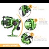 Salt Freshwater Metal Heavy Duty Lightweight Casting Spinning Fishing Reel
