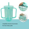 Qancesd 2 Pack Adult Sippy Cups for Elderly 2 Handles