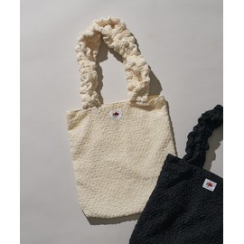 Wigo FTL Gathered Handle, Tote Bag, Bag, Gift, Present, Women's, white (off-white)