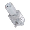 Double Shaft DC Gear Motor 25kg.cm 12mm Self Locking Reversible