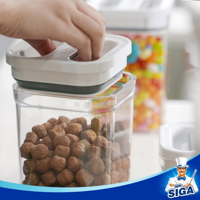 MR.SIGA 4 Pack Airtight Food Storage Container Set, BPA Free