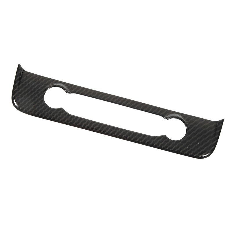 Multimedia Control Knob Cover Trims Carbon Fiber Style Replacement for