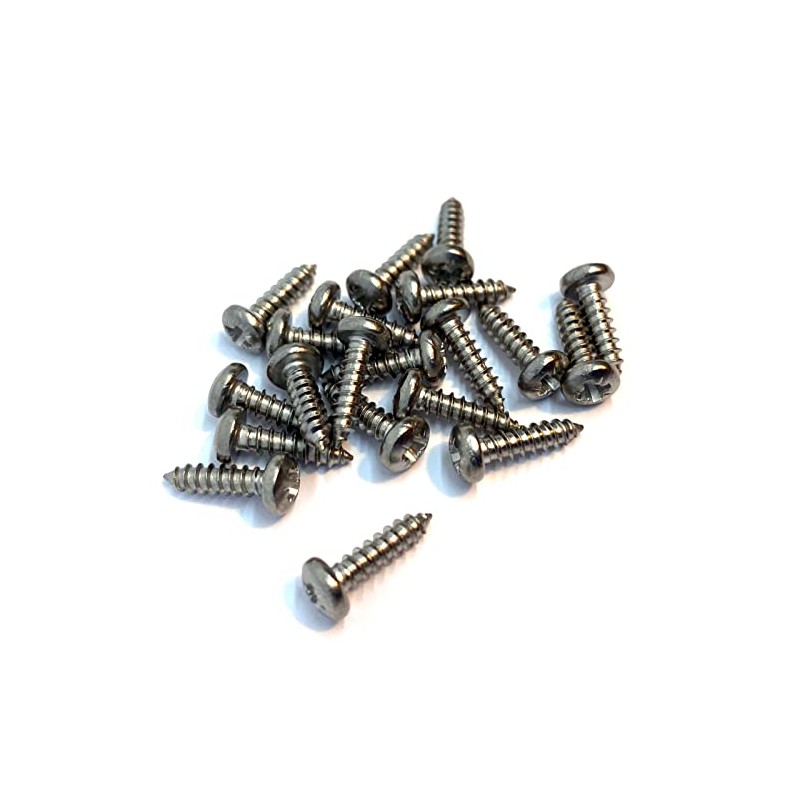 No.6 x 1/2" (3.5mm x 12mm) Pozi Pan Self-Tapping Screw