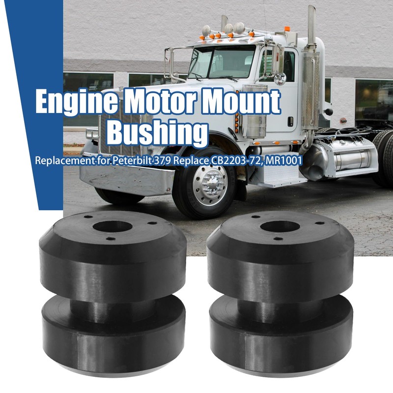 Hoypeyfiy 2Pcs Engine Motor Mount Bushing Replacement for Peterbilt 379