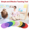 PATIKIL 1.6" Carpet Spot Markers, 50Pcs Circle Floor Dots Markers
