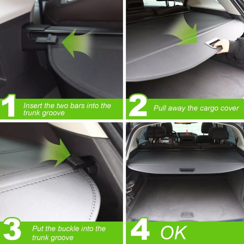 Mrivgoa Retractable Cargo Cover For Land Rover 06-13 Range Rover