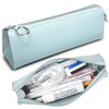 Penogo Adult Cute Ultra Simple Pencil Case, Women's, blue green