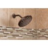 Moen Oil Rubbed Bronze Bathroom Rain Showerhead, 8-inch Wide Fixed