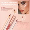 Prreal 2Pcs Lip Liner and Lipstick Makeup Set, Matte Liquid