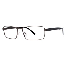 BIG Moment Men's Eyeglasses - BMEC Frames - Matte Gunmetal 59-16-150