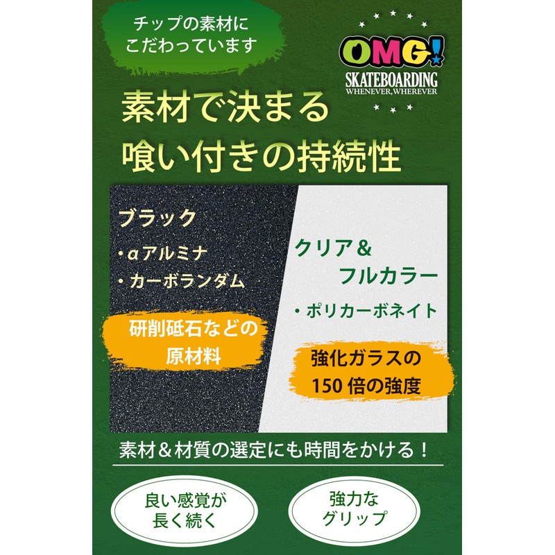 OMG! Skateboard Skateboard Deck Tape Grip Tape SKATEBOARD GRIPTAPE (1,