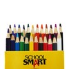 School Smart Colored Pencils for Coloring and Drawing, Assorted Colors,
