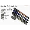 Zebra Pen Zensations Brush Pen, Fine Brush Tip, Black Water-Resistant