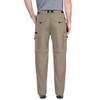BC Clothing Mens Convertible Lightweight Comfort Stretch Cargo Pants or