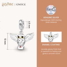 GNOCE Harry Potter Charms for Women (Snow Owl)