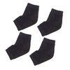 Minkissy 6pairs Moisturizing Gel Socks for Men Ankle Heel Crack