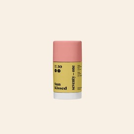 SeventyOne Percent Sun Kissed: Sun Stick SPF 30, Sun Stick Face & Sensitive Zones, Vegan, Very High Protection, Very Waterproof, Very Waterproof, 80% Natural, Made in France, 15 ml