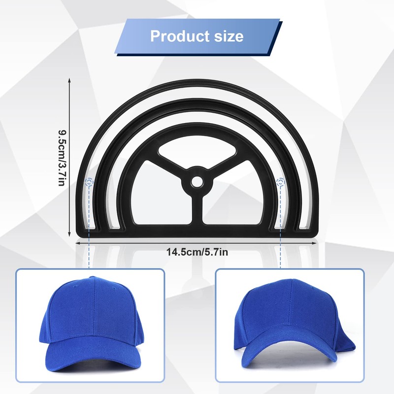 4 Pack Hat Brim Bender Tool, Hat Curving Band Shape