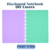 ITSYHPRO 4 Set Junior Discbound Covers for Happy Planner Purple