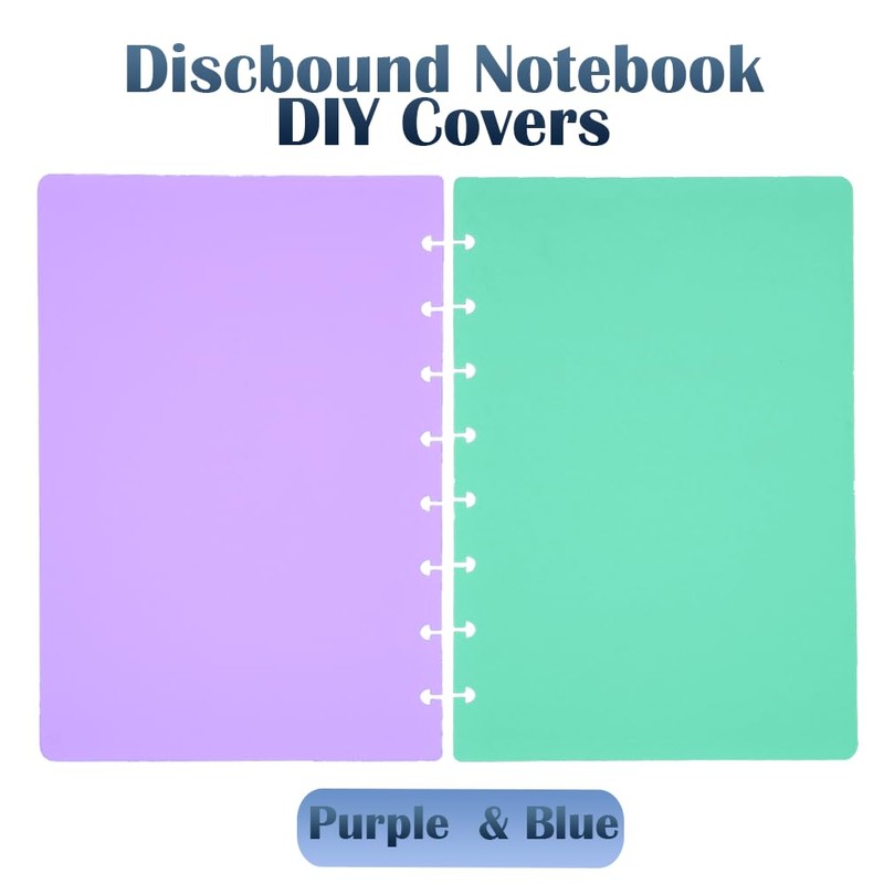 ITSYHPRO 4 Set Junior Discbound Covers for Happy Planner Purple